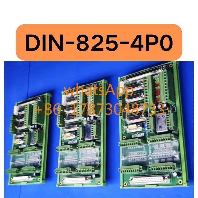 리퍼 DIN-825-4P0 모션 제어 카드 터미널 보드 완료 기능 손상 없음