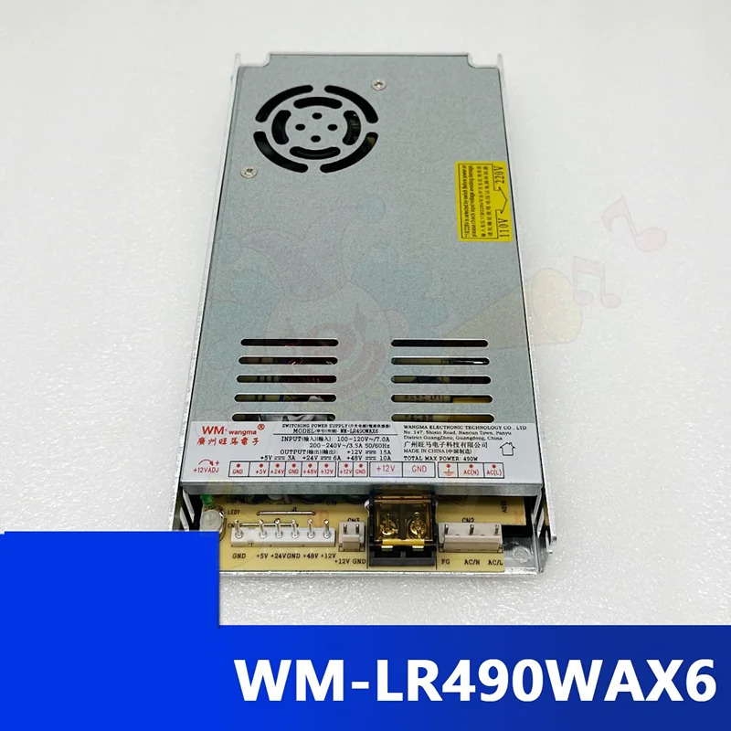 WANGM호환A 12V15A 5V3A 24V6A 48V10A WM-LR490WAX6 12V12A 160W WM-LRS160-12 새 원본 전원공급장치