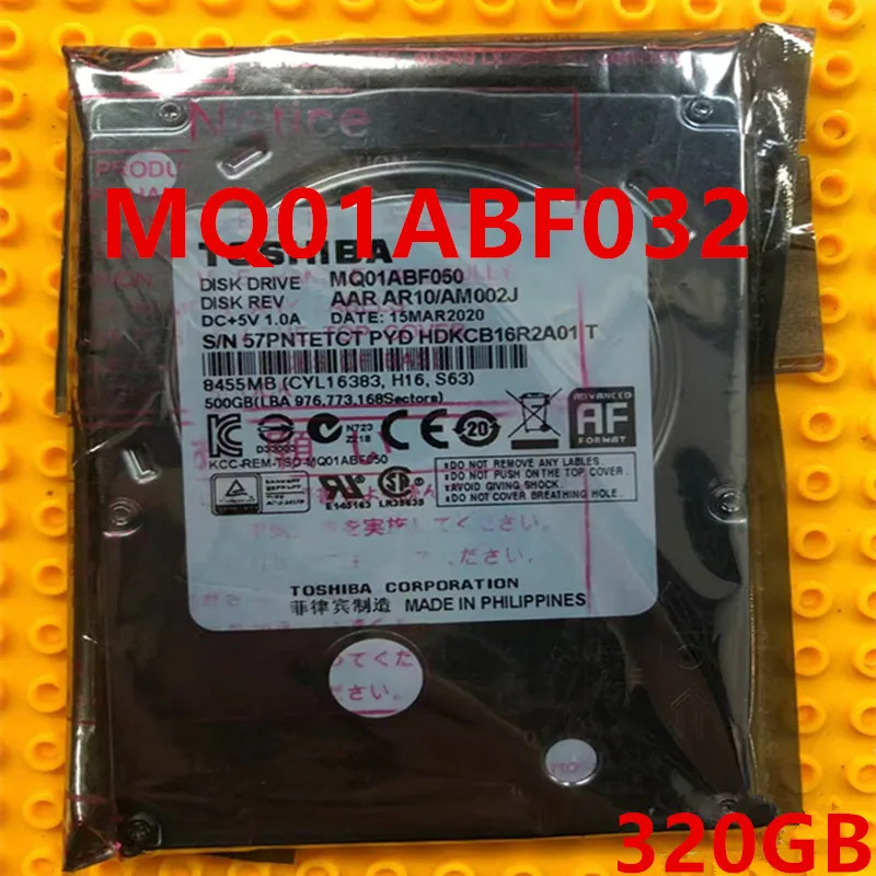 도시바호환 노트북내장 하드 오리지널 HDD MQ01ABF032 320GB 2.5 인치 SATA 3 Gb/s 8MB 5400RPM 7mm