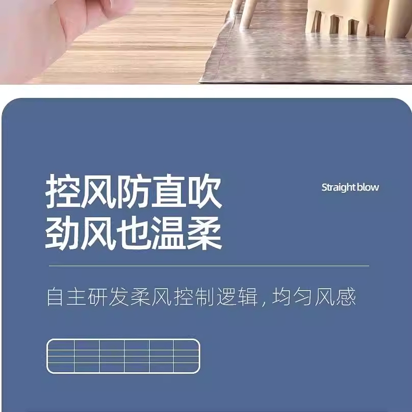 벽걸이냉풍기 미니 선풍기 주방 플러그인 원룸 침실 - 상세 이미지 4