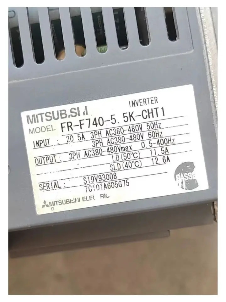 리퍼 FR-F740-5.5K-CHT1 인버터 완료