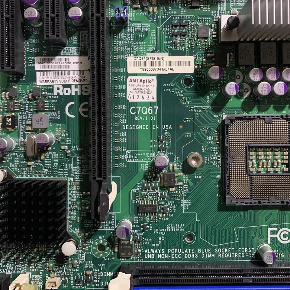 Supermicro C7Q67 LGA1155 메보드 마더보드 리퍼 완료