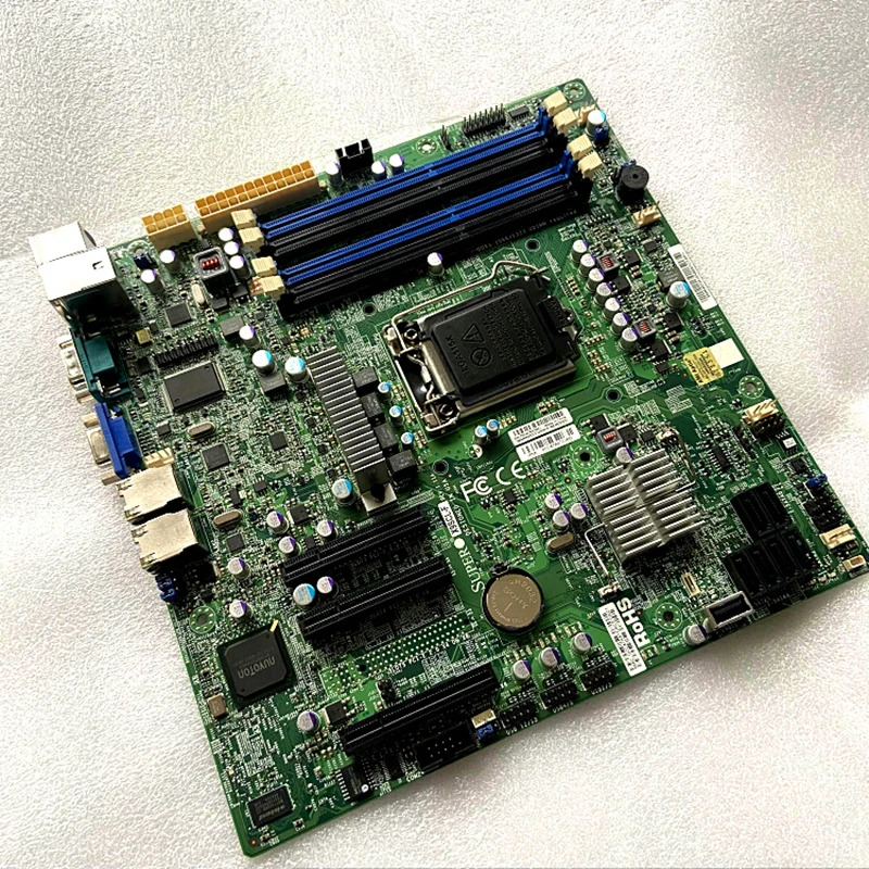 Supermicro X9SCL-F 1155 U- C202 오리지널 서버 마더보드 리퍼 좋은신