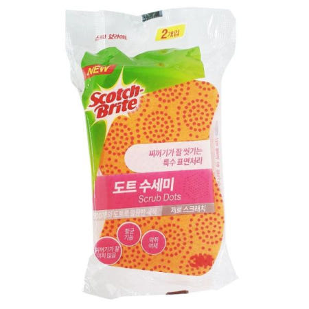 쌍문상회 지금 필요한 수세미 3M 수세미 2P 제로스크래치 흠집방지 악취억제