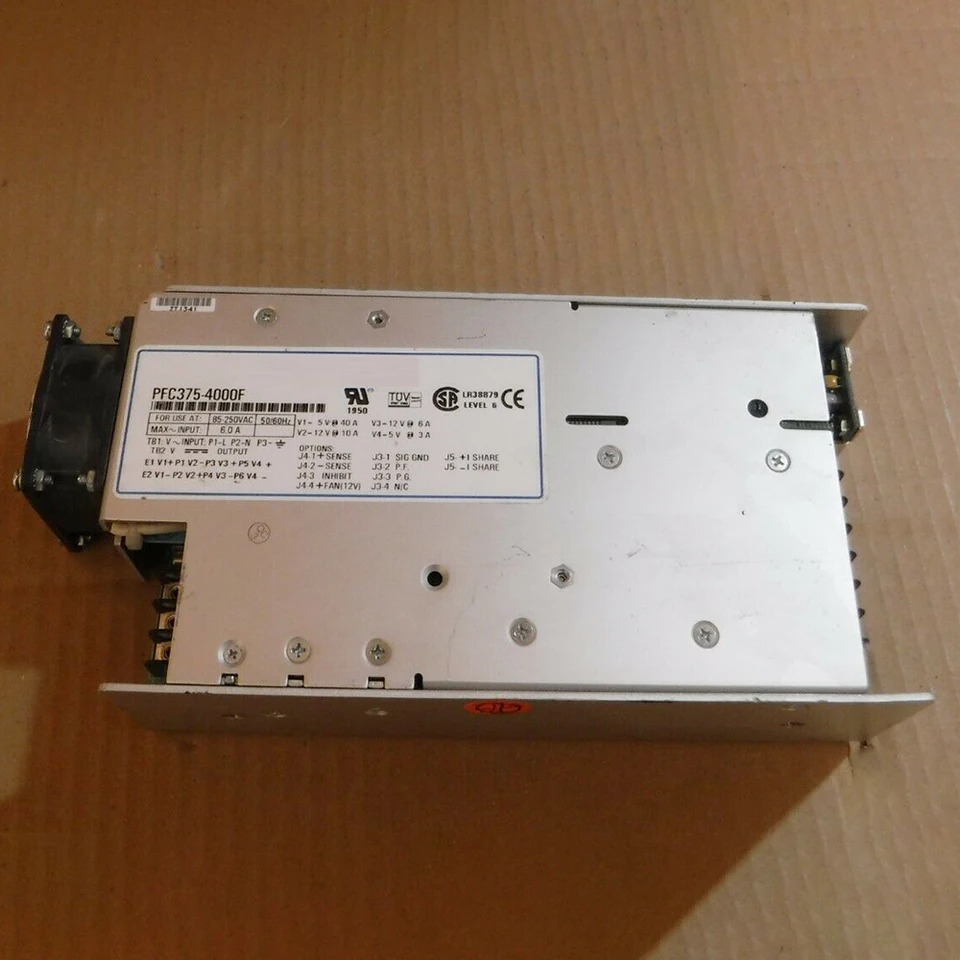 장치 전원공급장치 AC/DC 컨버터 POWER-ONE PFC375-4000F 5V 2X12V 375W