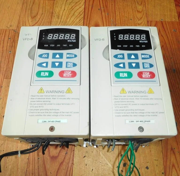 VFD022B43B 3개월 으로 잘 작동함