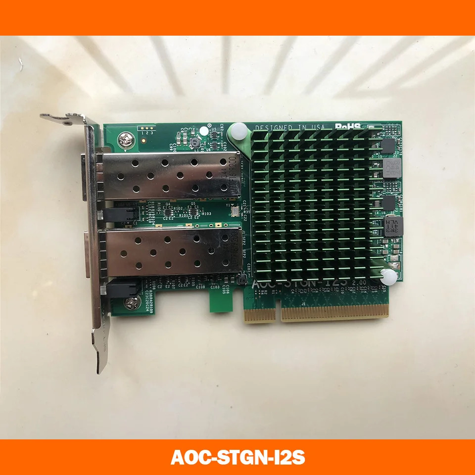 슈퍼마이크로 X520-DA20기가비트 광섬유 82599 NIC esxi AOC-STGN-I2S