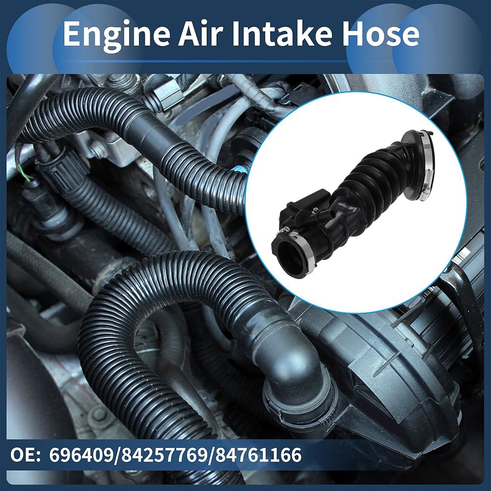 쉐보레 말리부 1.5L L4 GAS DOHC 터보차저용 파르투토 엔진 흡기 호스 2016-2023 덕트 번호 696409 고무 1개 클램프 - 상세 이미지 2