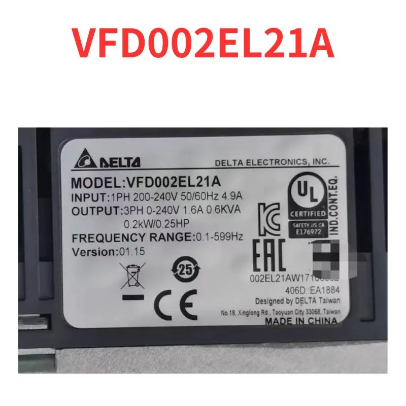 리퍼 완료 주파수 변환기 VFD002EL21A 신