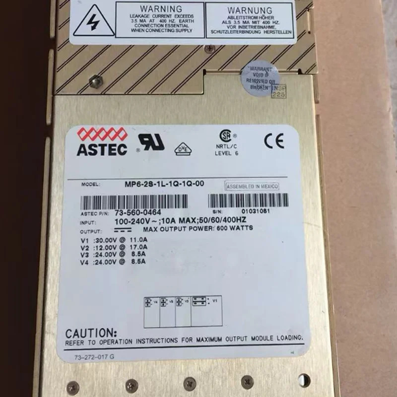 ASTEC 600W MP6-2S-1L-1Q-1Q-00 760-0464 1500W iMP1-3W0-1L0-1L0-1Q0-00-A 73-690-90771 전원공급장치 분해