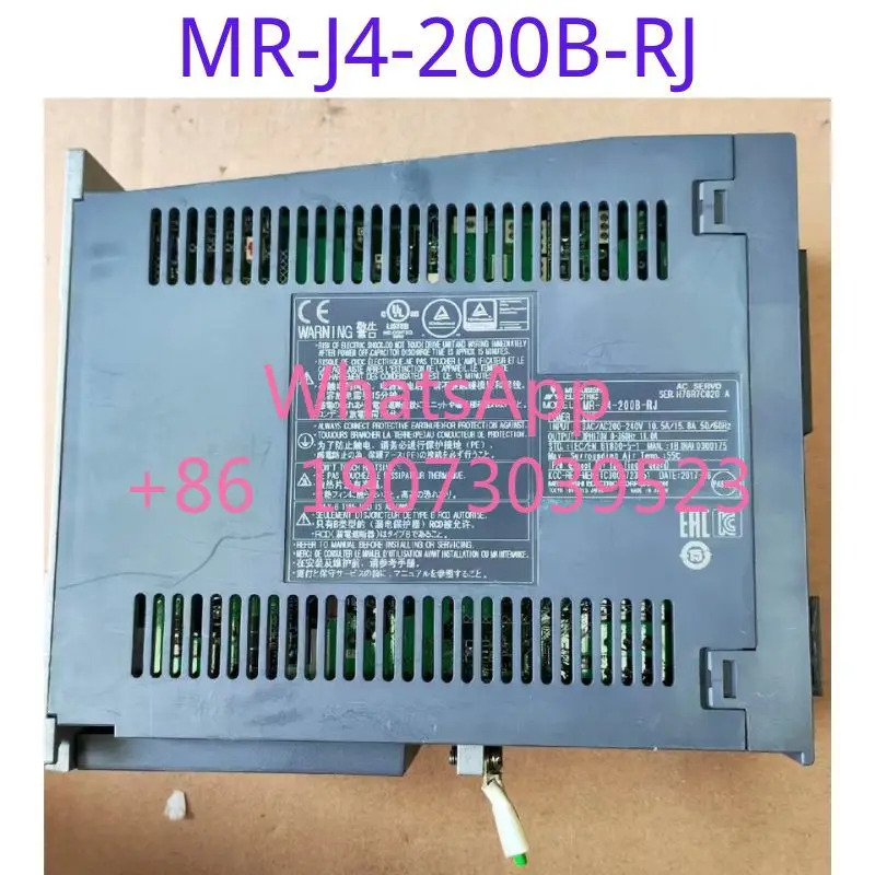 리퍼된 드라이버 MR-J4-200B-RJ 2KW 기능이 그대로 리퍼되었습니다.