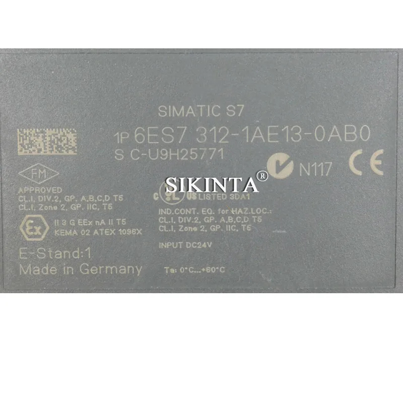 S7-300 CPU 312 PLC 모듈 중앙 처리 장치 6ES7312-1AE14-0AB0 6ES7312-1AE13-0AB0 완전히 리퍼