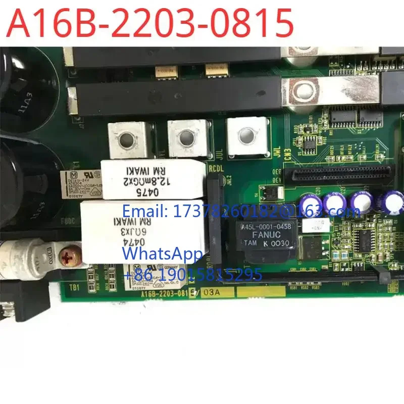 A16B-2203-0815 서보 드라이브 백플레감지 OK