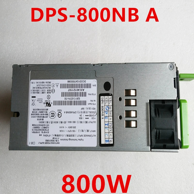 Fujitsu X79 오리지널 PSU 800W 전원공급장치 DPS-800NB A S26113-E574-V50 거신