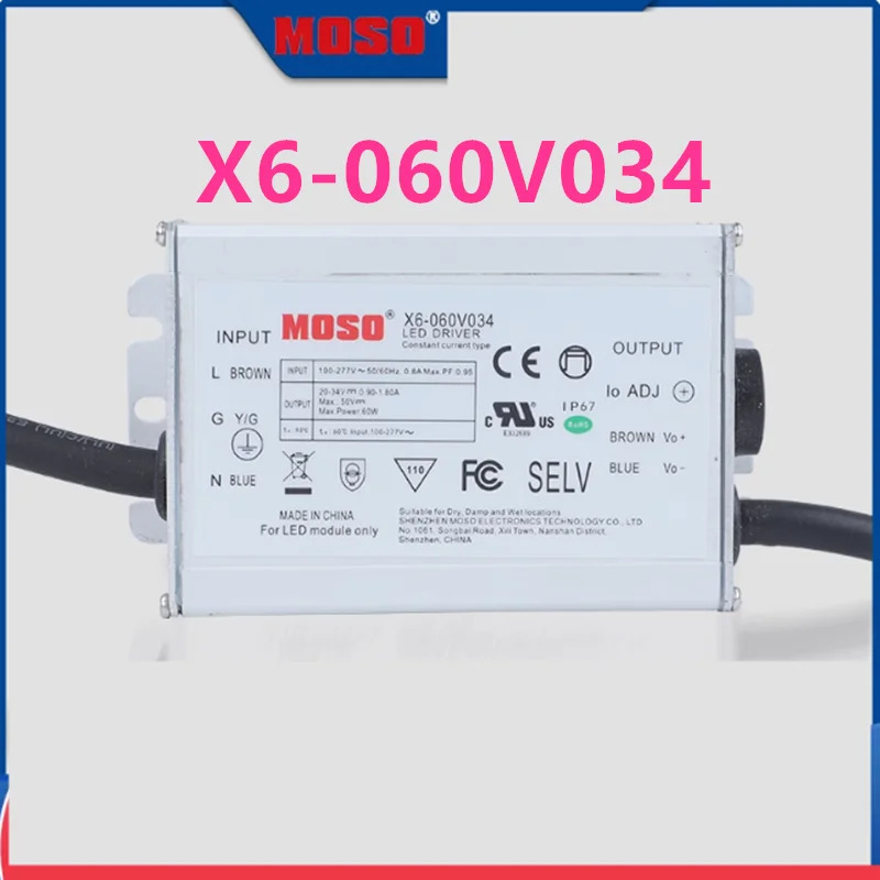 MOSO 오리지널 전원공급장치 60W X6-060M052L X6-060V034 36W X6-036V052L 신