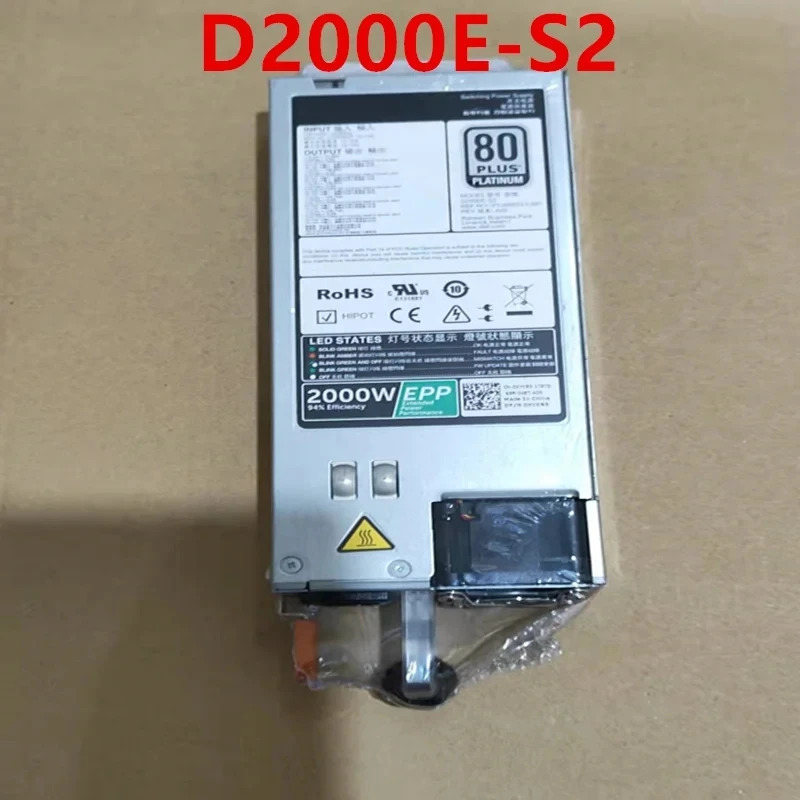 DELL 2000W D2000E-S2 XYK93 0XYK93 DPS-2000EB-2 A새 원본 전원공급장치