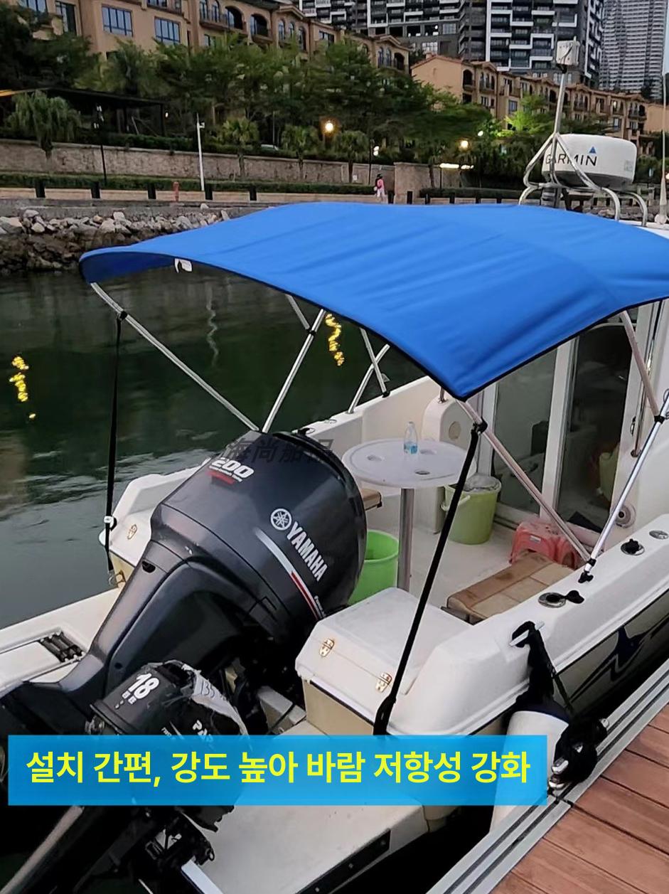 접이식 캐노피 차양막 레인커버 차단 야외 그늘막 덮개 간이 자외선 쉘터 교체용 - 상세 이미지 4