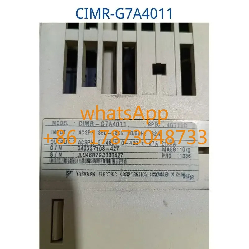 리퍼된 주파수 변환기 CIMR-G7A4011 11KW 기능 리퍼가 그대로 유지