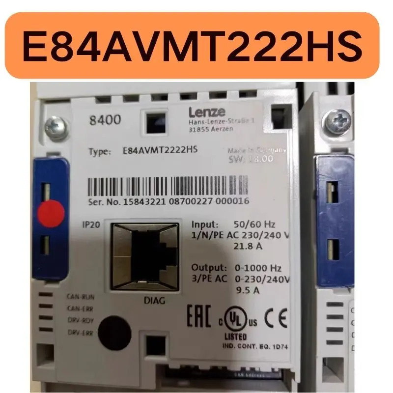 리퍼 8400 시리즈 드라이브 E84MT222HS 완료