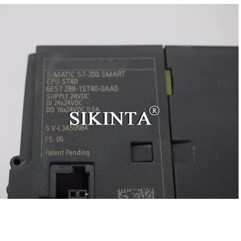 S7-200 스마트 CPUSR20 6ES7288-1SR20-0AA0 6ES7288-1SR40-0AA0 6ES7288-1ST40-0AA0 PLC CPU 모듈 완전 리퍼