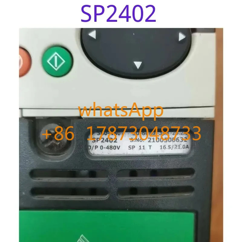 리퍼된 주파수 변환기 SP2402 7.5KW는 우수기능과 손상되지 않은 외관을 리퍼했습니다.