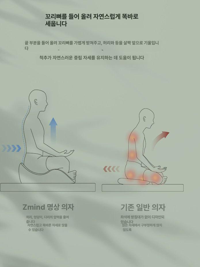 라탄 절방석 참선 원형 명상방석 다도 푹신한 메모리폼방석 수험생 수련 학생 일본식 - 상세 이미지 4