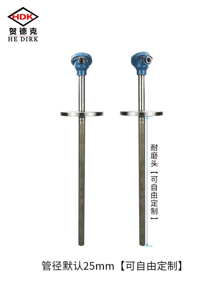 내마모성 서미스터 온도 센서 pt100 장갑 열전대 K 타입 방폭 부식 방지