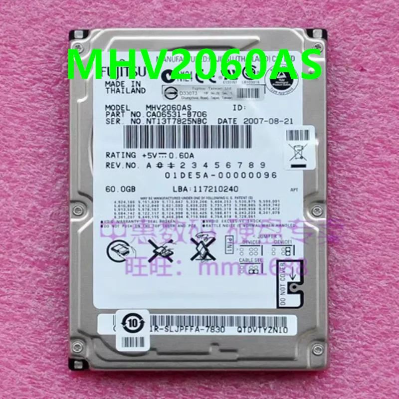 FUJITSU 15GB 60GB 2.5인치 IDE MHM2150AT MHV2060AS거새 하드