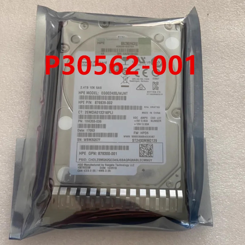 내부 하드 오리지널 HDD hp호환 2.4TB 2.5 인치 10K SAS P30562-001 P28352-B21 876937-002 876939-002 신