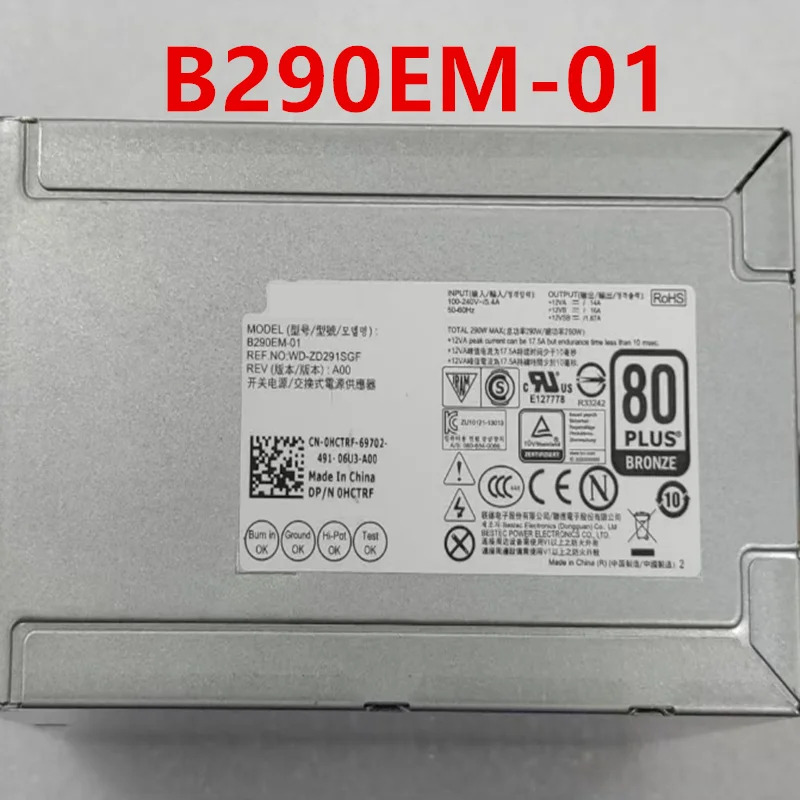 DELL 7020 8020 9020 전원공급장치 B290EM-01 0HCTRF HCTRF WD-ZD291SGF 290W 신