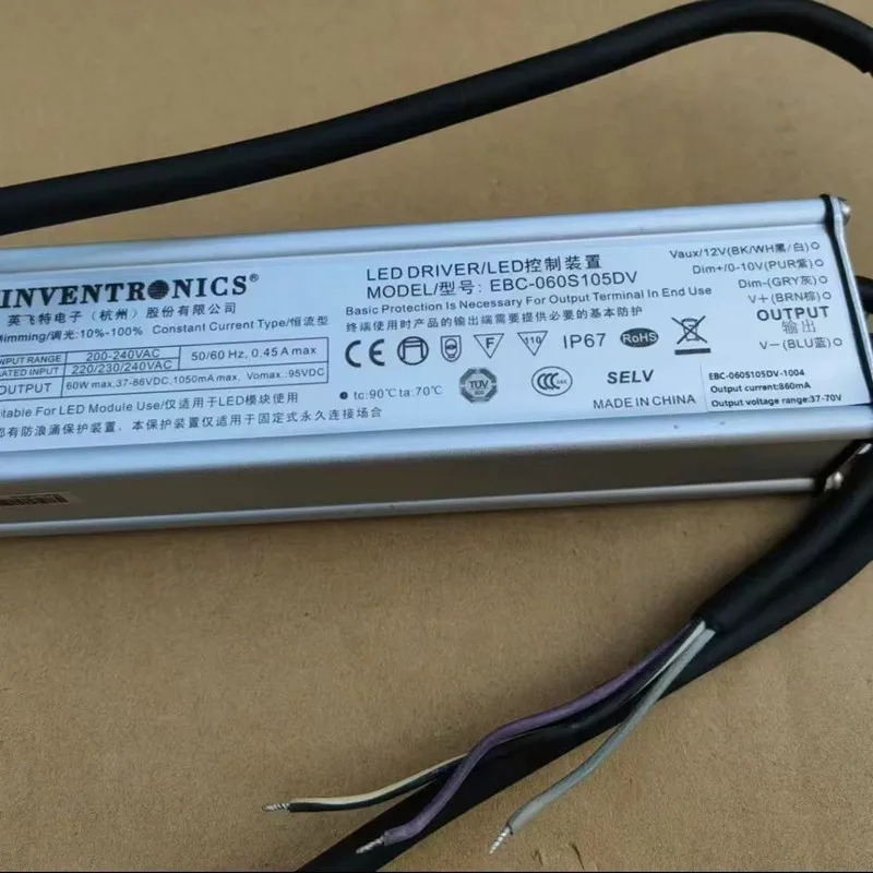 INVENTRONICS 37-86V 60W EBC-060S105DV 128-285V hp호환BC-200S105SV 114-343V 240W hp호환UK-240S105TV 새 원본