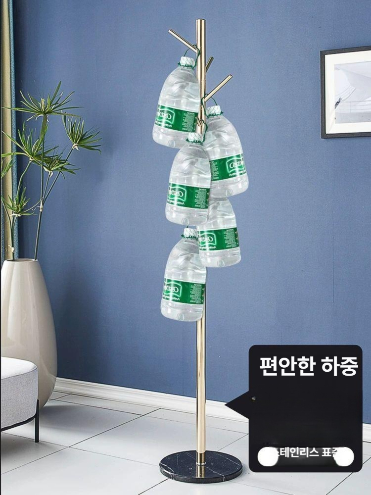스틸 행거 북유럽 모던 거실 단순 심플 스테인레스 인테리어 틈새 플로어 나뭇가지 - 상세 이미지 5