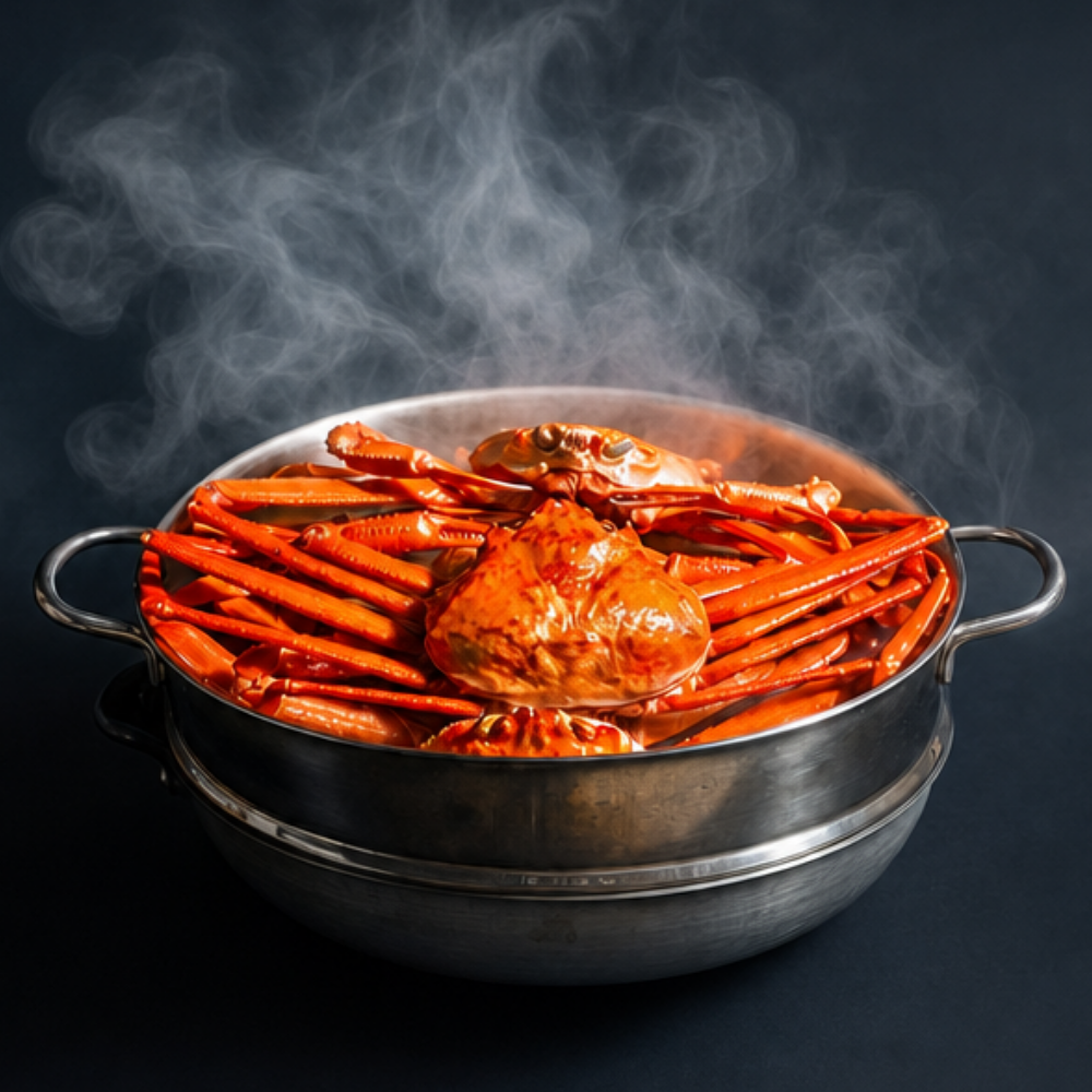 바로먹는 포항 구룡포 연지 자숙 홍게 2kg - 상품 이미지
