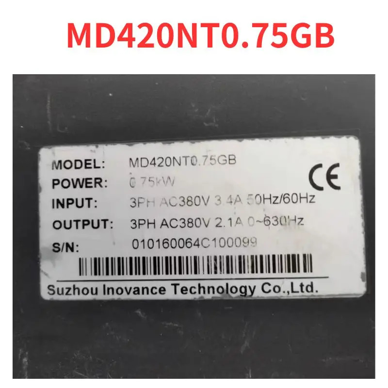 리퍼 완료 주파수 변환기 MD420NT0.75GB 신