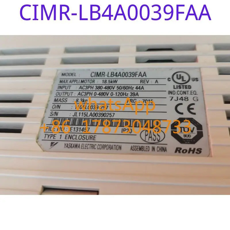 리퍼 L1000A 엘리베이터 주파수 변환기 CIMR-LB4A0039FAA 18.5KW 기능 리퍼가 그대로 유지