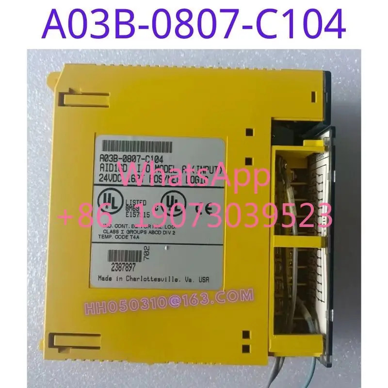 리퍼 모듈 A03B-0807-C104 AID16D는 기능적으로 리퍼되었으며 외관이 손상되지 않았습니다.