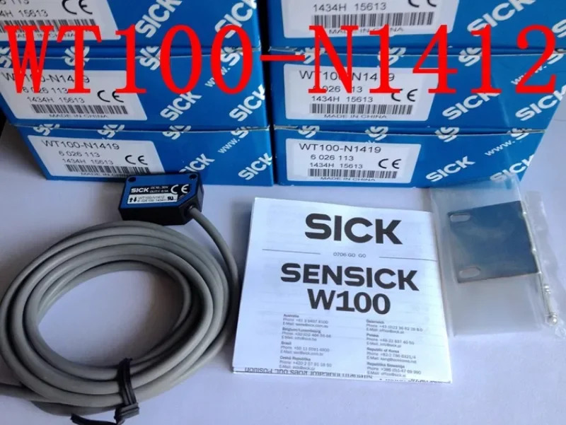 SICK 확산 반사 광전센서 WT100-N1419 WT100-N1412 WT100-2N1419