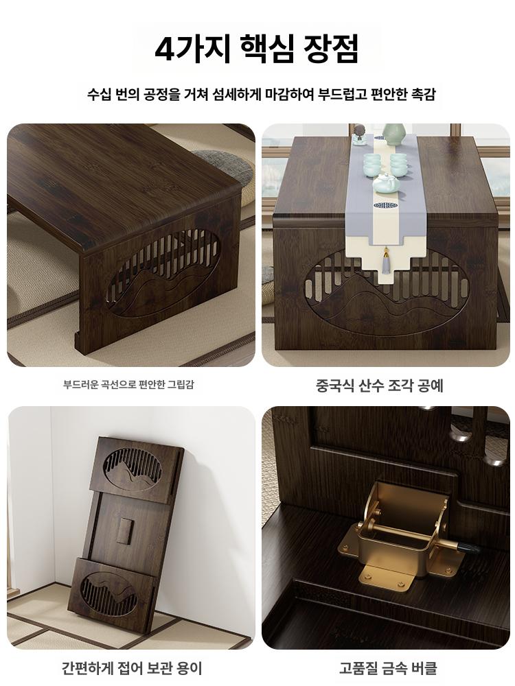 폴딩 캠핑테이블 피크닉 백패킹 캠핑식탁 낚시 야외용 나들이 간이 캠핑용품 다기능 - 상세 이미지 2