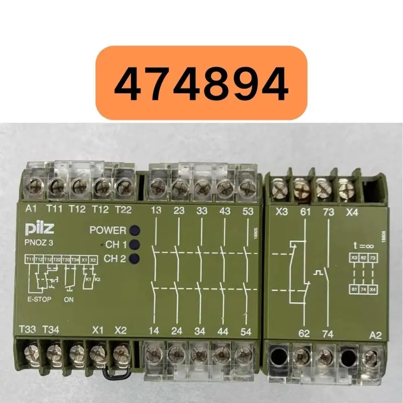 리퍼 안전 릴레이 PNOZ 3 24VDC 5S10 474894 완료 기능이 손상