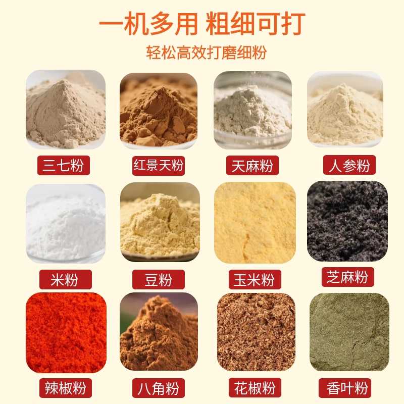 대용량 곡물 분쇄기 고추가루 다지기 건식 콩 그라인더 800g - 상세 이미지 4