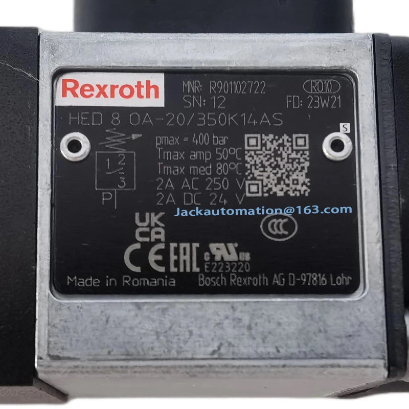 REXROTH 압력 스위치 HED 8 OA-2X 350K14AS OA-20 R901102722