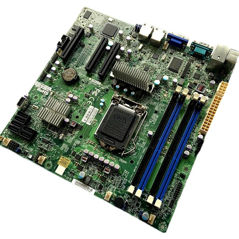 Supermicro X9SCL-F 1155 U- C202 오리지널 서버 마더보드 리퍼 좋은신
