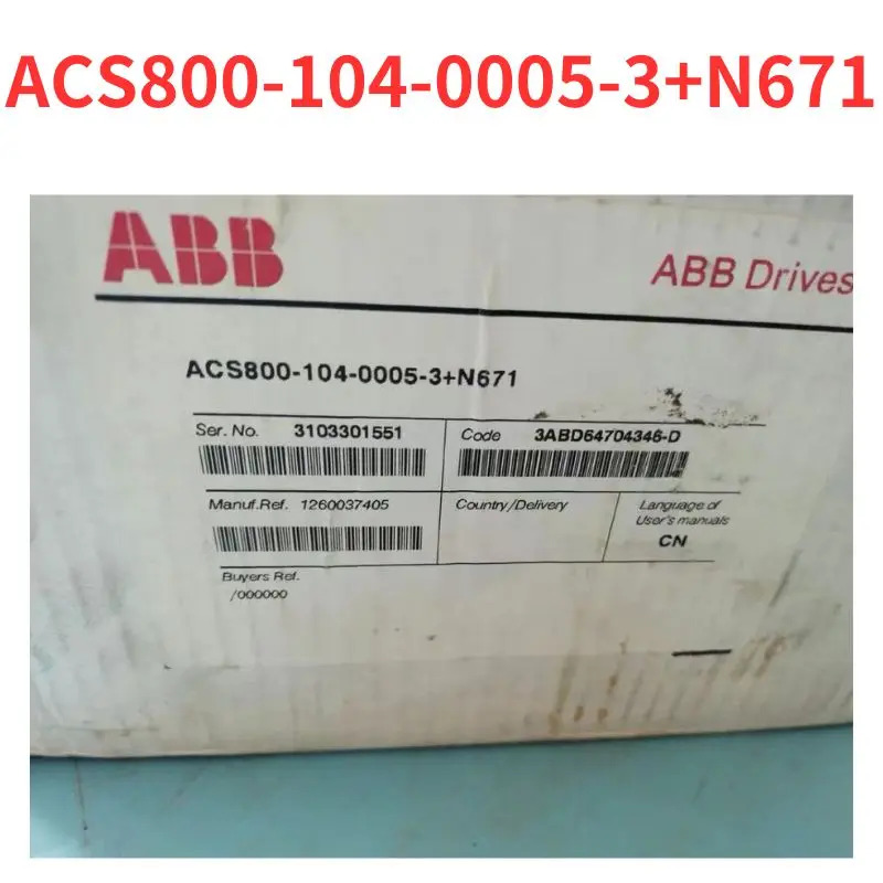 ACS800-104-0005-3 N671 주파수 변환기 리퍼 완료 신