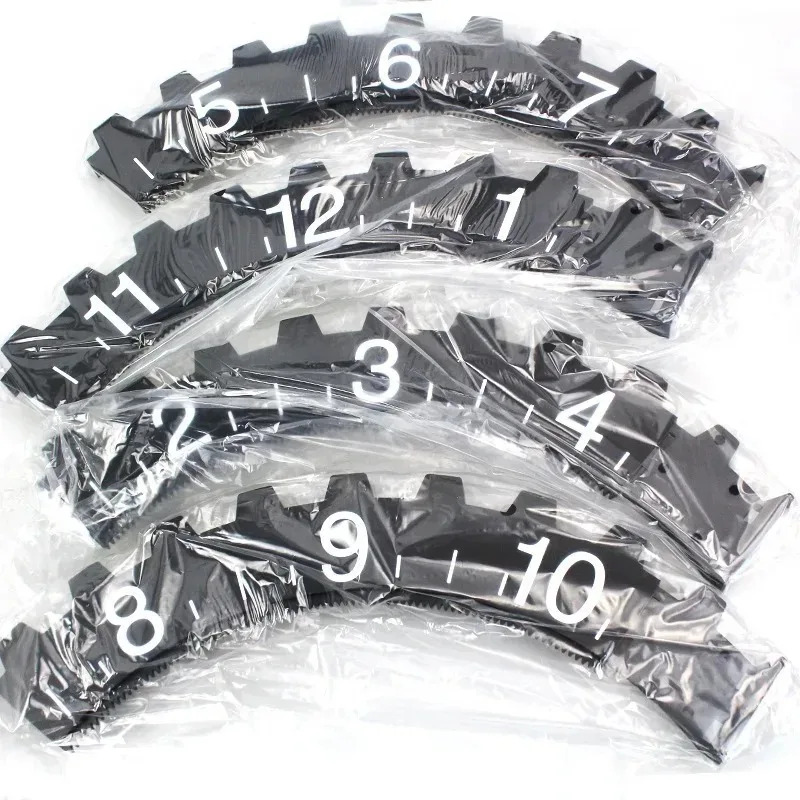 북 브리프 기어 벽시계 모던 디자 달력 거실 홈 장식 저소음 시계 벽