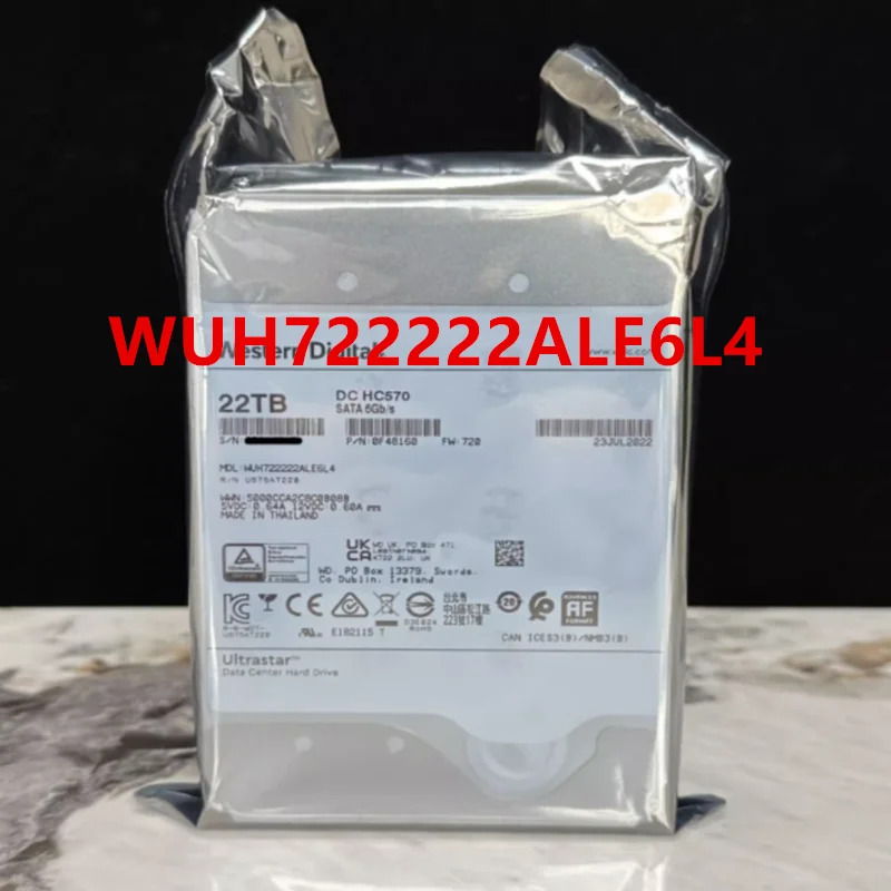 WUH데스크탑 HDD내장 하드 WD 822TB 3.5 SATA 256MB 7200RPM새 원본 HDD 722222 ALE6L4