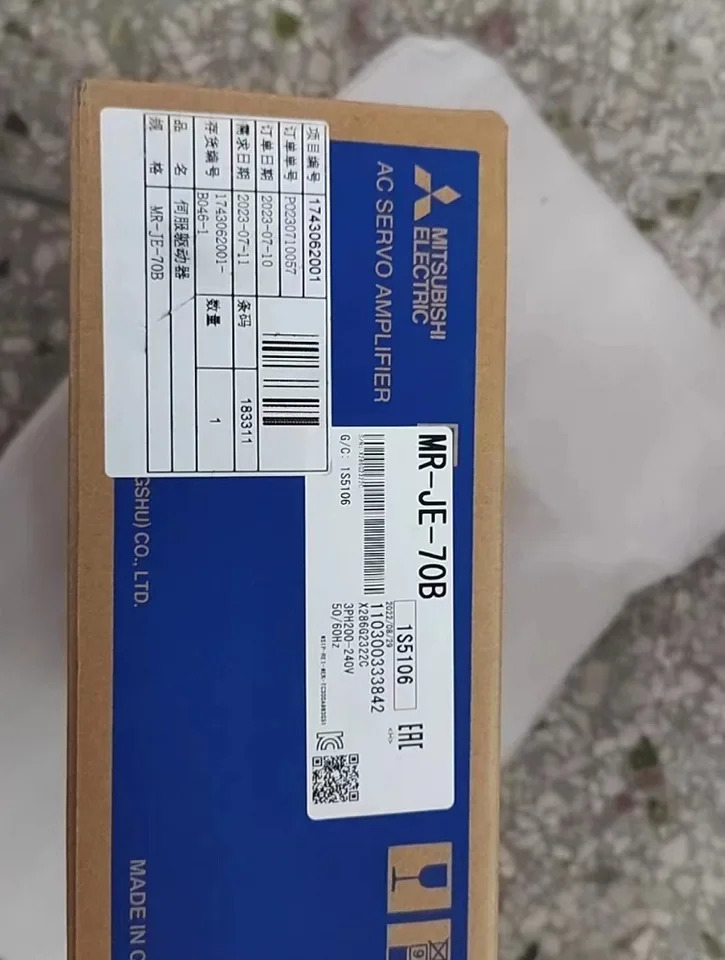오리지널 MR-JE-70B AC 서보 신