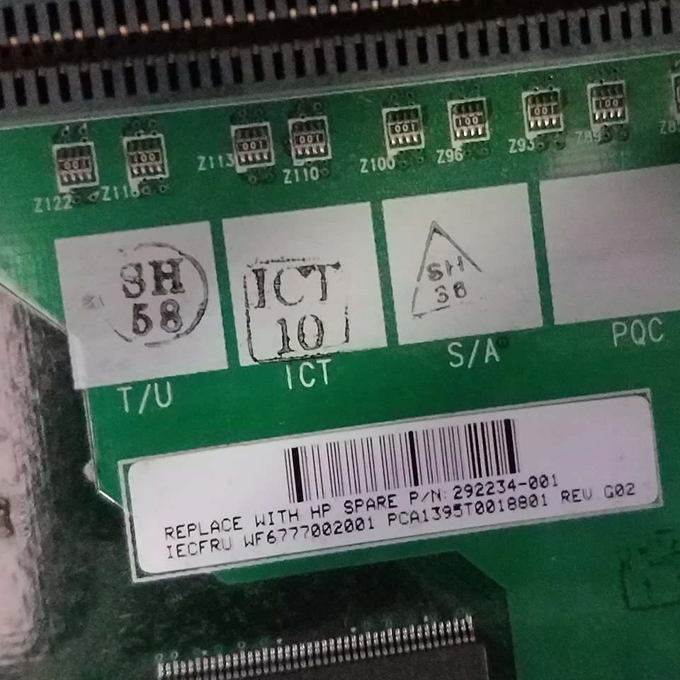 hp호환 ML350G3 322318-001 292234-001 533 마더보드 리퍼 완료