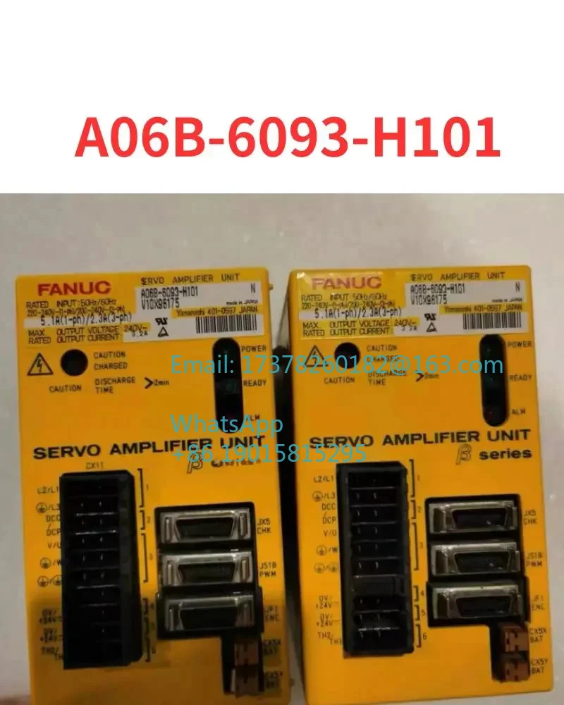 A06B-6093-H101 리퍼 서보 드라이브 A06B 6093 H102 완료 ok
