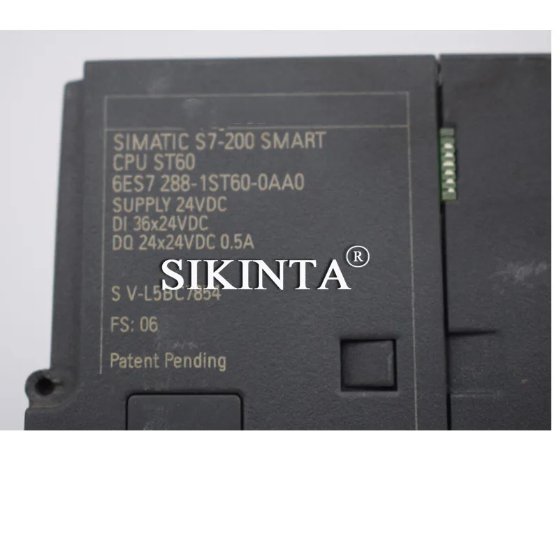 S7-200 SMART CPUSR60 6ES7288-1SR60-0AA0 6ES7288-1ST60-0AA0 CPU 출력 모듈 완전 리퍼