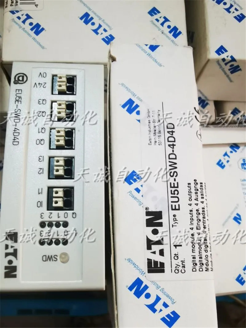 오리지널 Eaton 뮬러 모듈 EU5E-SWD-4D4D 24VDC 0.5A 포장